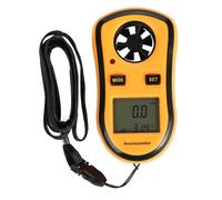 Ounfhtrttk Anemómetro Digital GM8908, Medidor Portátil de Velocidad del Viento y Temperatura, Medidor de Navegación Meteorológica para Pruebas en Exteriores.