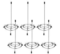 Ounfhtrttk Apuñalador de Boletos para Restaurante, Soporte de Recibos de Boletos de 6 Piezas, de Pedidos de Husillo para Cheques para Notas de Papel de Oficina de Cocina