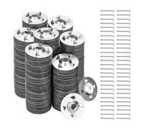 Ounfhtrttk Arandelas de la Sujeción del Tablero de la Espuma para el Tablero de la Espuma Tornillos y Arandelas del Tablero de la Espuma para la Instalación Fácil