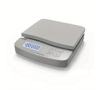 Ounfhtrttk Báscula Digital de Sobremesa de 30 Kg/1 G para Paquetes, Cartas y Franqueo, Balanza Electrónica con Retroiluminación LCD, Pequeña Báscula de Cocina Digital Electrónica Gris.