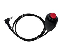 Ounfhtrttk Botón de Llamada de Emergencia de 3,5 mm para Buscapersonas de Enfermeras, Cable de Línea de Botón de Enchufe Telefónico para Estación de Enfermeras, 1,8 M