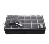 Ounfhtrttk Caja de Accesorios de Pesca con Inserción Caja de Pesca Impermeable Caja de Pesca de Gran Capacidad Accesorios de Pesca Caja de Almacenamiento de Herramientas de Pesca Pequeña