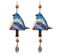 Ounfhtrttk Campana Canto Pájaro, Campanilla Viento con Campana Canto Pájaro, Decoración Jardín con Campana Canto Pájaro, Carillón Viento Colgante, Soporte Carillón Viento
