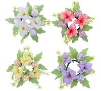 Ounfhtrttk Centro de Mesa con de Huevos de Pascua, Decoraciones Decorativas con Flores de Pascua, Exquisita de para Decoración de Interiores