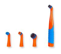 Ounfhtrttk Cepillo de Limpieza Eléctrico Artículos de Limpieza de Cocina Cepillo Reemplazable Cepillo para Zapatos Herramientas de Limpieza de Baño