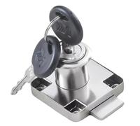Ounfhtrttk Cerradura para Cajón de Escritorio de Oficina, de Aleación de Zinc, Antirrobo para Muebles, Cerradura para Puerta de Armario, Cerradura para Archivador, Llave con Núcleo Corto