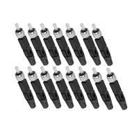 Ounfhtrttk Conector de Empalme de Fibra Óptica de Modo Único FC de 15 Piezas, Conector Rápido de Fibra Óptica Preenterrado.