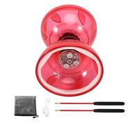 Ounfhtrttk Diábolo de Rodamientos y Doble Cabeza, Juguete de Fitness para Exteriores con Luz, Yo-Yo para Jugar con Diábolo para Personas Mayores B