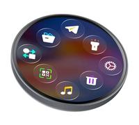 Ounfhtrttk Digital Inteligente con Pantalla Electrónica Dinámica para Exteriores, Gris