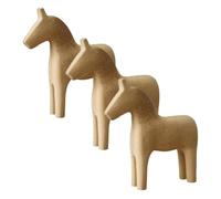Ounfhtrttk Estatua de Caballo de Madera en, Modelos de Caballos de Madera Sin Terminar, Figuras de Animales para Colorear