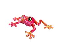 Ounfhtrttk Figuras de Animales Móviles de Rana Simulada Impresas en 3D, Juguetes Impresos en 3D, Decoración del Hogar, Adorno de Escritorio para Regalos E