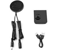 Ounfhtrttk Interruptor de Sensor de Movimiento PIR Inalámbrico DC12V-24V para Uso en Múltiples Piezas con Receptor para Lámpara de Luz LED para el Hogar Tipo A.