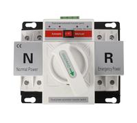 Ounfhtrttk Interruptores de Transferencia Automáticos de Potencia Dual, Minicontrolador de Palanca, 110 V, 220 V, 2P, 63 A, Interruptor de Cambio, Conversión Automática.