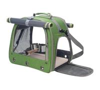 Ounfhtrttk Jaula Transportadora para Loros con Percha para Periquitos, Agapornis, Cacatúas Ninfas y Conuros. Ideal para Senderismo y Viajes con Mascotas.