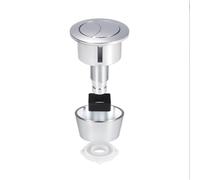 Ounfhtrttk Kit de Botón de Descarga Universal para Inodoro: Repuesto de Botón Pulsador de Doble Descarga para Orificios de Tapa de de 40 Mm, 50 mm y 60 Mm.