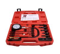 Ounfhtrttk Kit de Comprobador de Compresión de Motor con Manómetro TU-15B, Medidor de Presión para Pruebas de Cilindros