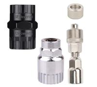 Ounfhtrttk Kit de Herramientas para Reparación de Bicicletas, Rueda Libre, Cassette, Biela, Extracción del Pedalier, Herramienta para Reparación de Bicicletas de Carretera y Montaña.