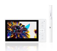 Ounfhtrttk Limpiador de Oídos Visual de Alta Definición, Inalámbrico, con Pantalla, 5 en 1, Color