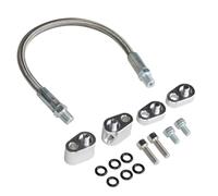 Ounfhtrttk Manguera de Cruce de Vapor de Refrigerante de Alto Rendimiento, Fácil Instalación, Reemplazo de Calidad, Accesorios de Orificio de Vapor, Kit de Manguera de Refrigerante