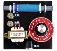 Ounfhtrttk Máquina de Mineral por Radio, Detector de Diodos de Doble Bucle con Convertidor de Impedancia.