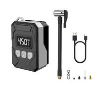 Ounfhtrttk Mini Bomba Eléctrica para Bicicleta, Inalámbrica, Recargable, 150 PSI, con Manómetro.