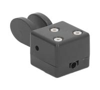 Ounfhtrttk Mini Doble Telegrafía Automática Clave CW Clave Morse Clave de Radio Corto CW con Base Magnética