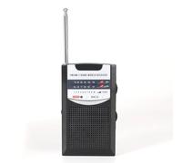 Ounfhtrttk Mini Radio Portátil Am/FM de Doble Banda, Receptor Retro Mundial con Antena Telescópica, Ideal para Emergencias en Exteriores.