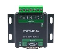 Ounfhtrttk Módulo Convertidor de Puerto Serie de Conversión de Señal de Aislamiento de Industrial RS232 422/485 Pro con Carcasa de Metal DST244P-AA