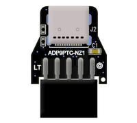 Ounfhtrttk Módulo de Tarjeta de Expansión USB2.0 Adaptador Frontal de 9 Pines A Type-C Tarjeta de Expansión de 20 A 9 Pines USB2.0 9PIN A Type-C Hembra A