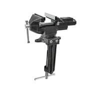 Ounfhtrttk Morsa de Banco Giratoria de 360 Grados, Morsa de Mesa Compacta con Mordazas Suaves, Se Puede Montar con Abrazadera o Tornillo.