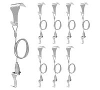 Ounfhtrttk para Colgar Rieles de Cuadros de 8 Piezas, para Rieles de Cuadros, para Moldear, Colgadores de Rieles para Cuadros