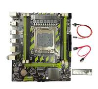 Ounfhtrttk Placa Base para Juegos X79G DDR3 LGA2011 4XDDR3 RECC Slots M.2 NVME PCI-e X16 SATA3.0 Placa Base de Escritorio X79