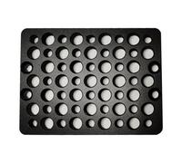 Ounfhtrttk Placa de Cuña Simétrica Montaje de Placa Base Placa Porosa de 1/4 3/8 Base de Soporte de Placa de Queso Placa de e Inclinación Kit de Enfoque de Seguimiento