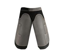 Ounfhtrttk Polainas Profesionales para Herrador con Cinturón Ajustable y Correas para Rodillas. Almacenamiento para el Recorte de Cascos. Equipo para Herrador de Caballos.