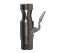 Ounfhtrttk Portabrocas de Aire de Flujo Abierto con Bloqueo de Doble Mordaza en Portabrocas para Neumáticos con Clips para Accesorios de Compresor de Calibre de Inflador