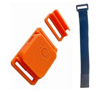 Ounfhtrttk Rastreador Smol Slimes V2 para SlimeVR con IMU -45686 y Magnetómetro QMC6309 para Seguimiento en Realidad Virtual, Color Naranja.