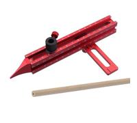 Ounfhtrttk Regla de Marcado y para Carpintería, Extractor de Contornos 4 en 1, Medidor de Esquinas y de Techo.