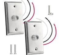 Ounfhtrttk Sensor de Fotocélula para Iluminación Exterior con Placa de Pared, Interruptor con Cable de Anochecer A Amanecer, Control Fotoeléctrico para Iluminación Exterior.