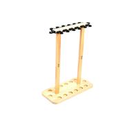 Ounfhtrttk Soporte de Suelo para Caña de Pescar de Madera Maciza con 8 Ranuras, Organizador Vertical para Casa, Garaje, Cabina, .A