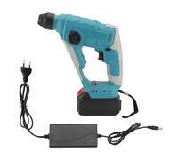 Ounfhtrttk Taladro Percutor Sin Escobillas, Taladro Percutor Inalámbrico SDS-Plus para Mampostería de Hormigón, Piedras, Martillo de Litio Doméstico, Enchufe de la UE