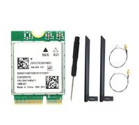 Ounfhtrttk Tarjeta Adaptadora Inalámbrica RTL8922AE WiFi7 de 6338 Mbps, 2,4 G/5 G/6 G, Bluetooth 5.4, M.2 NGFF, con Antena de 8 DB para 10/11.