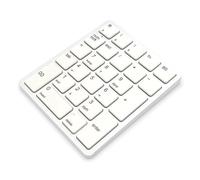 Ounfhtrttk Teclado NuméRico InaláMbrico de 2,4 GHz, Recargable, para Ordenadores PortáTiles, Color