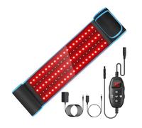 Ounfhtrttk Terapia de Luz Roja para Aliviar el Dolor Corporal, Cinturón de Terapia de Luz Infrarroja de 660 Nm y 850 Nm con Enchufe Europeo EU Plug