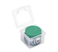 Ounfhtrttk Tiza de Billar con Caja de Almacenamiento, Tizas de Billar Antideslizantes, Tiza para Taco de Billar, Tiza para Billar Inglés, Polvo Fácil, Accesorios de Billar B