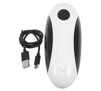 OUNONA 1 juego de abrelatas eléctrico, abrelatas automático USB | Abrelatas manos libres USB-C con cable de carga, abrelatas eléctrico de para frascos y botellas.
