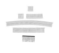 OUNONA 1 juego de pinzas invisibles para el cabello, peine en forma de U, horquillas insertadas, fijador de acabado antideslizante, soporte para flequillo, pasadores elásticos