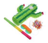 OUNONA 1 Juego juguetes de cactus piñata mexicana pequeña piñata cactus piNATA piñata de halloween piñata de vaquero pinatas princesa piñata piñatas Papel
