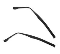 OUNONA 1 Par Patillas de para Gafas Brazos de Reparación de Anteojos Diseño Ergonómico y Resistente Compatibles con Gafas de Sol y Lectura Color Negroconvex