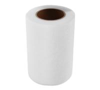 OUNONA 1 rollo de entretela termoadhesiva white para costura: 9,9 cm x 19,9 metros. Tela de entretela termoadhesiva no tejida de doble cara para manualidades y acolchado.