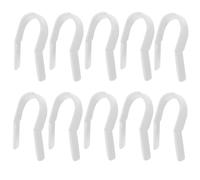 OUNONA 10 Clips Correctores Nasales Forma de U Accesorio Plástico Duradero para Moldear y Levantar el Puente Nasal Pinzas Nasales para Uso Diario Fiestas y Sesiones de Fotos